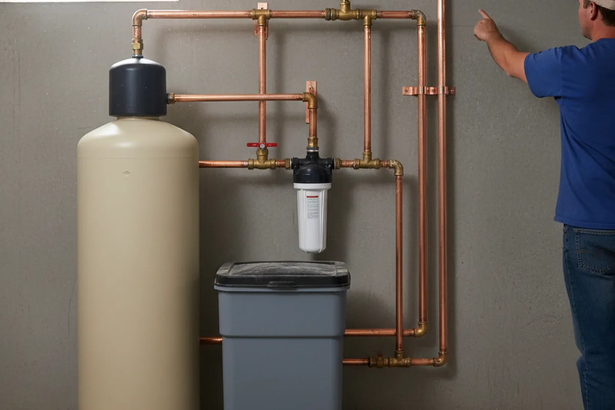 Whole-house water treatment system installed in Meally